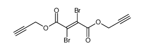 dipropargyl (E)-2,3-dibromobut-2-enedioate结构式
