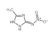 5-methyl-1-nitro-1,2,4-triazol-3-amine结构式