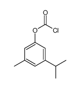 5-isopropyl-3-methylphenyl chloroformate Structure
