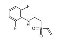 N-(2-ethenylsulfonylethyl)-2,6-difluoroaniline Structure