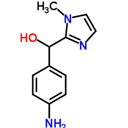 (4-Aminophenyl)(1-methyl-1H-imidazol-2-yl)methanol Structure