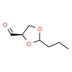 1,3-Dioxolane-4-carboxaldehyde, 2-propyl-, (4R)- (9CI)结构式