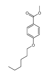 Methyl 4-hexyloxybenzoate Structure