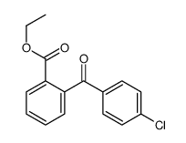 ethyl 2-(4-chlorobenzoyl)benzoate结构式