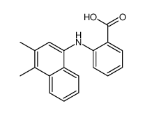 2-[(3,4-dimethylnaphthalen-1-yl)amino]benzoic acid Structure