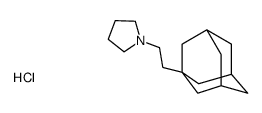 1-[2-(1-adamantyl)ethyl]pyrrolidine,hydrochloride结构式