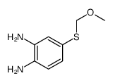 4-(methoxymethylsulfanyl)benzene-1,2-diamine Structure