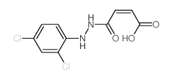 2-Butenedioicacid (2Z)-, mono[2-(2,4-dichlorophenyl)hydrazide](9CI)结构式