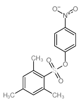 1,3,5-trimethyl-2-(4-nitrophenoxy)sulfonyl-benzene Structure