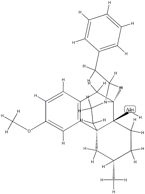 3-Methoxy-6α-methyl-17-(2-phenylethyl)morphinan-14-ol picture