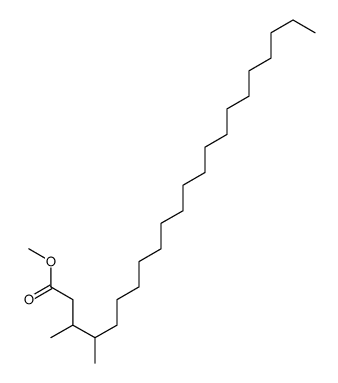 3,4-Dimethyldocosanoic acid methyl ester结构式