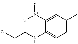 N-(2-Chloroethyl)-4-methyl-2-nitrobenzenamine structure