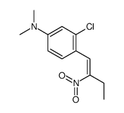 3-chloro-N,N-dimethyl-4-(2-nitrobut-1-enyl)aniline结构式