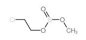Sulfurous acid,2-chloroethyl methyl ester结构式