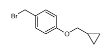 1-Bromomethyl-4-cyclopropylmethoxy-benzene structure