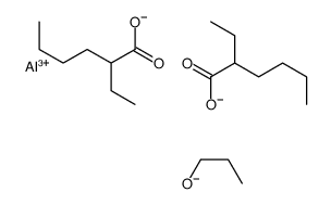 bis(2-ethylhexanoato-O)(propan-2-olato)aluminium结构式