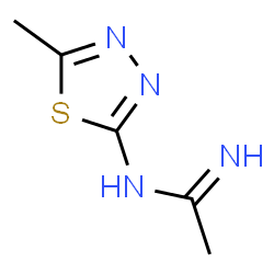 Ethanimidamide,N-(5-methyl-1,3,4-thiadiazol-2-yl)- structure