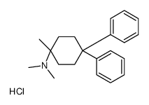 N,N,1-trimethyl-4,4-diphenylcyclohexan-1-amine,hydrochloride Structure