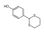 4-(1,3-Dithian-2-yl)phenol Structure
