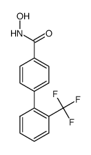 [1,1'-Biphenyl]-4-carboxamide, N-hydroxy-2'-(trifluoromethyl)-结构式