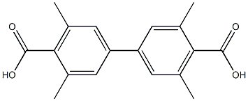 3,3',5,5'-tetramethyl-[1,1'-biphenyl]-4,4'-dicarboxylic acid Structure