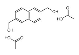 acetic acid,[6-(hydroxymethyl)naphthalen-2-yl]methanol结构式