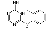 N-O-TOLYL-[1,3,5]TRIAZINE-2,4-DIAMINE结构式