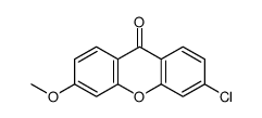 3-chloro-6-methoxyxanthen-9-one Structure