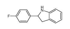 2-(4-Fluorophenyl)indoline Structure