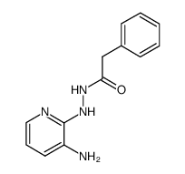2-Phenylacetylhydrazino-3-aminopyridin结构式