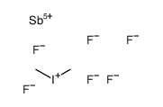 Dimethyliodonium hexafluoroantimonate Structure