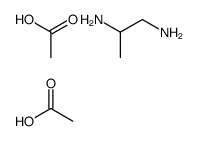 acetic acid,propane-1,2-diamine结构式