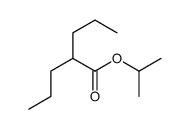 Isopropyl 2-propylpentanoate Structure