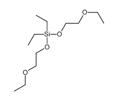 bis(2-ethoxyethoxy)-diethylsilane Structure