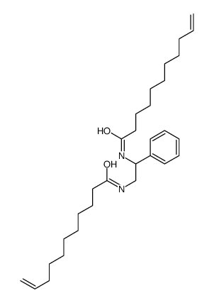 N-[2-phenyl-2-(undec-10-enoylamino)ethyl]undec-10-enamide Structure