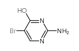 2-amino-5-bromo-4-pyrimidinol structure