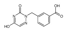 3-[(3,5-dioxo-1,2,4-triazin-2-yl)methyl]benzoic acid结构式