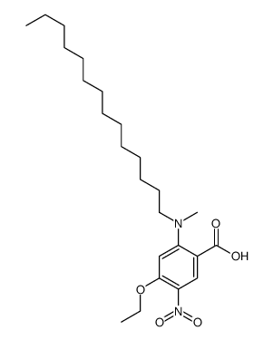 4-ethoxy-2-[methyl(tetradecyl)amino]-5-nitrobenzoic acid结构式