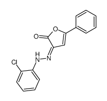 3-[(2-Chloro-phenyl)-hydrazono]-5-phenyl-3H-furan-2-one结构式