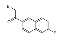 2-bromo-1-(6-fluoronaphthalen-2-yl)ethanone Structure