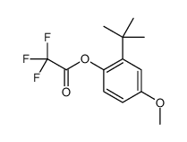 (2-tert-butyl-4-methoxyphenyl) 2,2,2-trifluoroacetate结构式