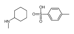 4-methylbenzenesulfonic acid,N-methylcyclohexanamine结构式