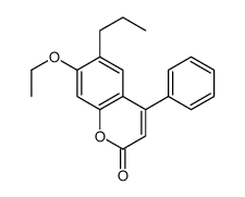 7-ethoxy-4-phenyl-6-propylchromen-2-one结构式