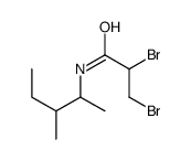 2,3-dibromo-N-(3-methylpentan-2-yl)propanamide Structure