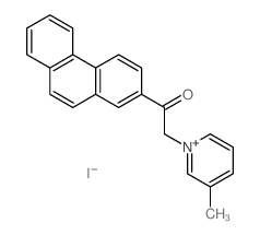 2-(5-methylpyridin-1-yl)-1-phenanthren-2-yl-ethanone Structure