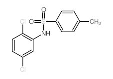 Benzenesulfonamide,N-(2,5-dichlorophenyl)-4-methyl-结构式