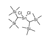 bis{bis(trimethylsilyl)methyl}dichlorotin结构式