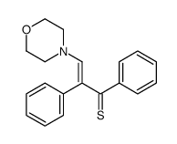 3-morpholin-4-yl-1,2-diphenylprop-2-ene-1-thione结构式