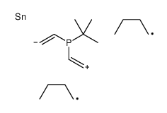 4,4-dibutyl-1-tert-butyl-1,4-phosphastannine Structure