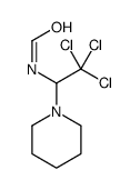 N-(2,2,2-trichloro-1-piperidin-1-ylethyl)formamide结构式